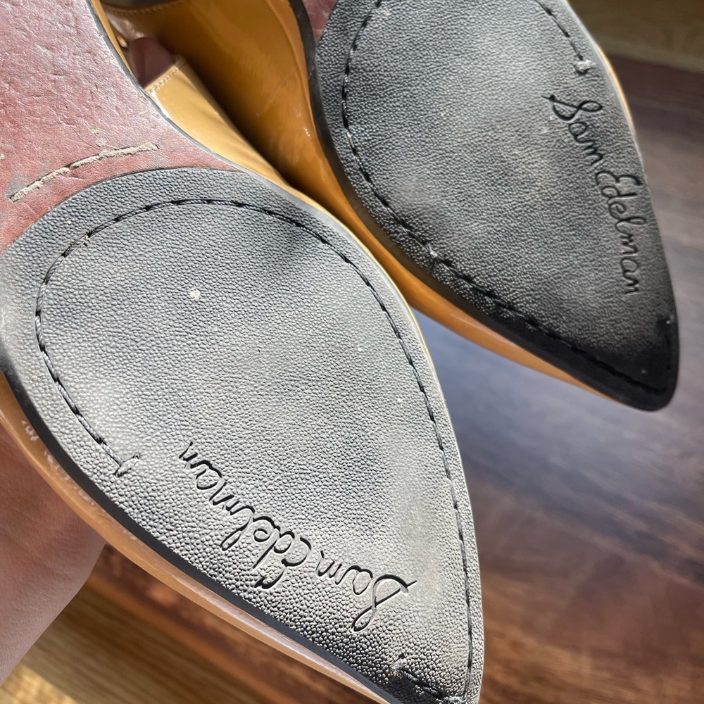 Sam Edelman Tan flat Slingbacks - Picture 4 of 7